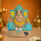 Ganapati Idol - Ocean Blue