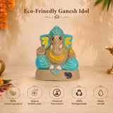 Ganapati Idol - Ocean Blue