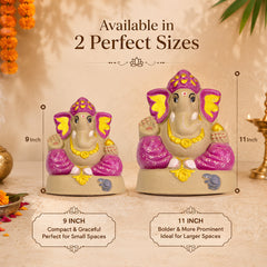 Ganapati Idol - Violet
