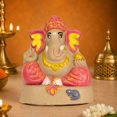 Ganapati Idol - Red