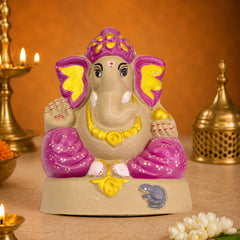 Ganapati Idol - Violet