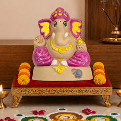 Ganapati Idol - Violet