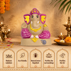 Ganapati Idol - Violet