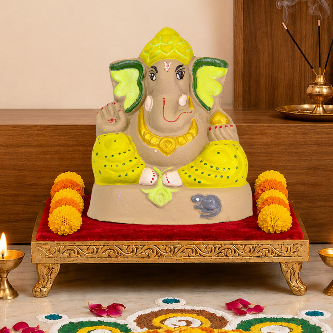 Ganapati Idol - Bamboo