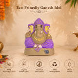 Ganapati Idol - Purple
