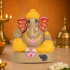 Ganapati Idol - Ochre