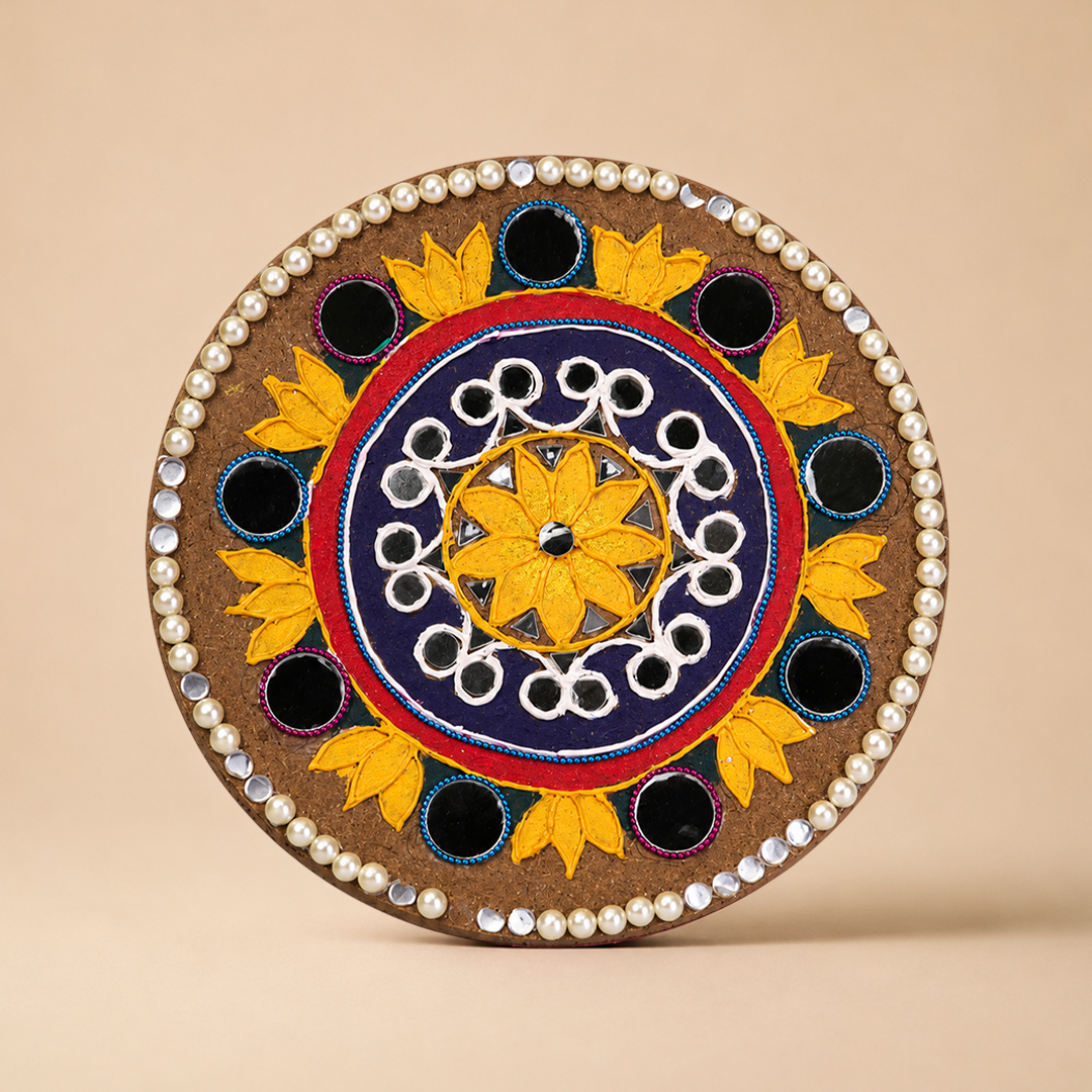 Decorative Frame Yellow+Purple